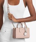 Brand New Michael Kors Medium Pink East  West Crossbody Bag