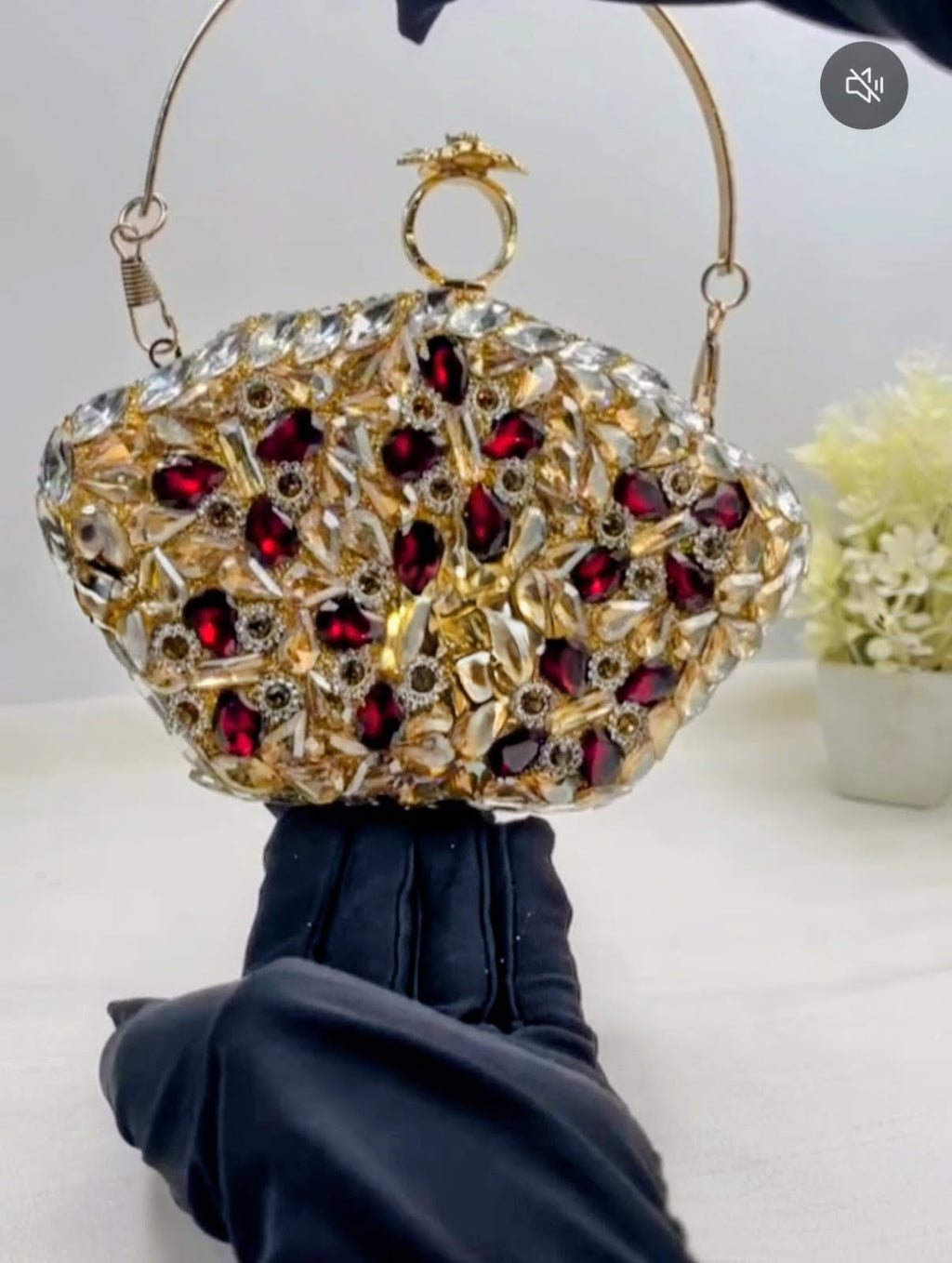 New Zarosh Jewel’s clutch Gord Red
