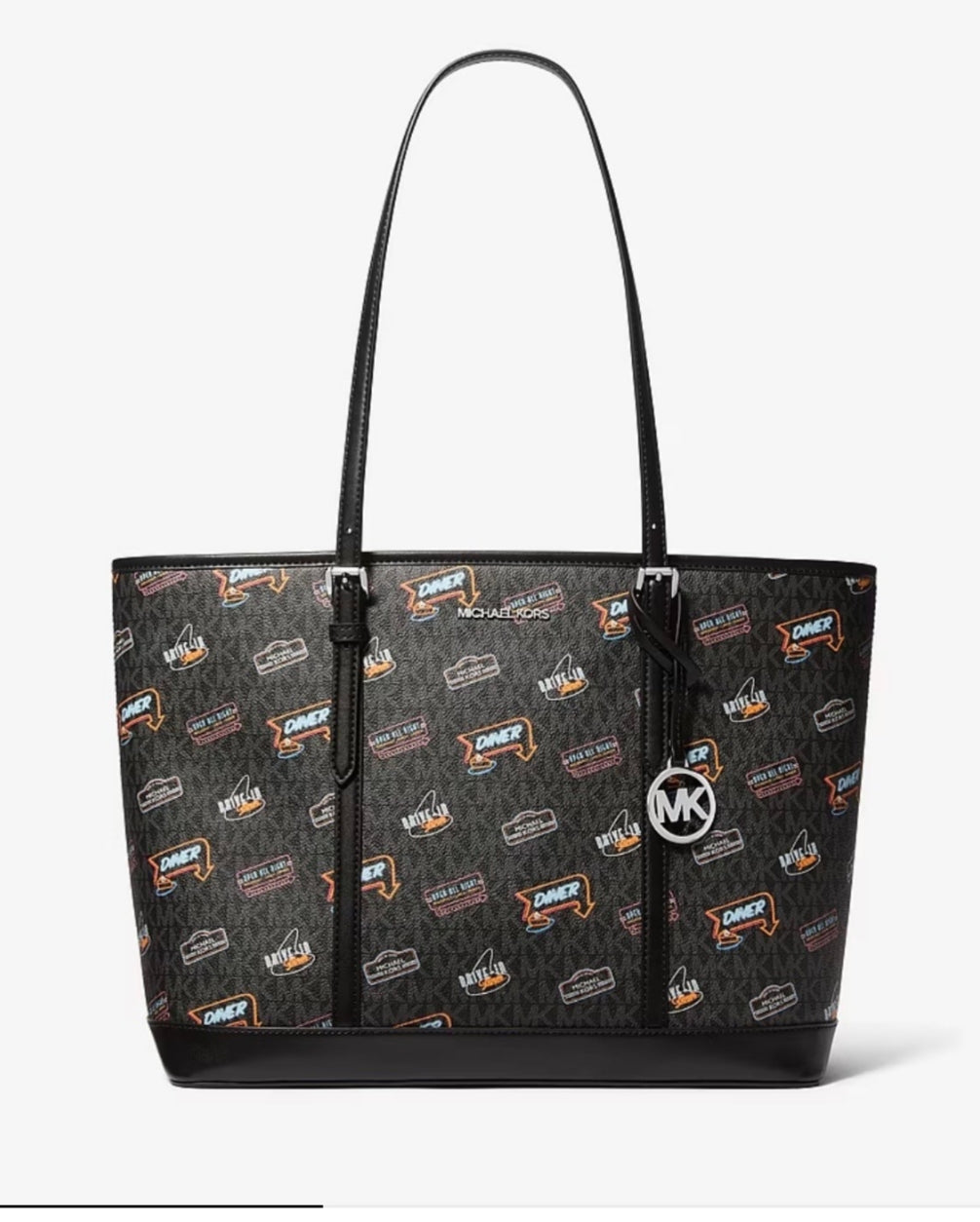 Michael Kors Jet Set Travel Extra-Large Signature Logo Tote Bag