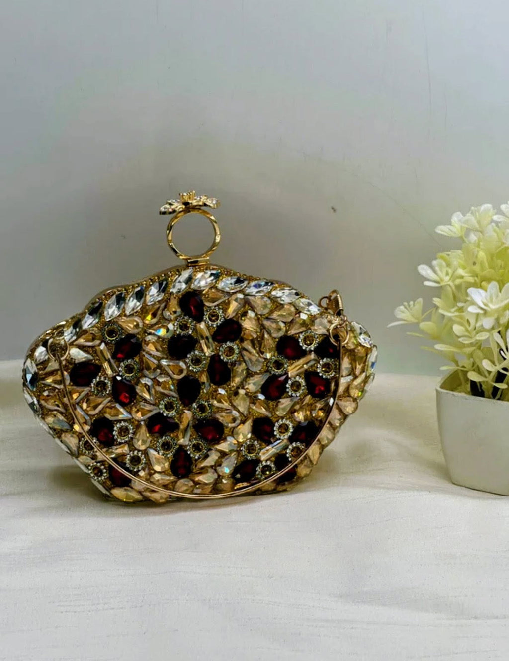New Zarosh Jewel’s clutch Gord Red
